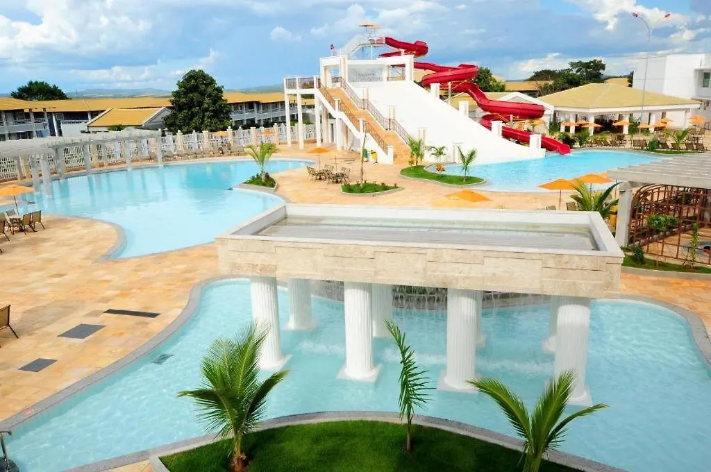 Apartamento L'acqua di Roma fogão micro-ondas geladeira Park aquático 5 pessoas Caldas Novas